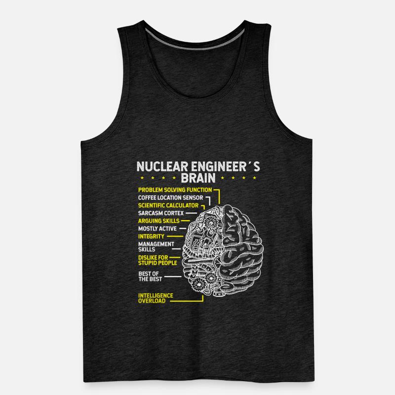 Nuclear Engineering Uranium Nuclear Engineering Men's Premium Organic Tank Top