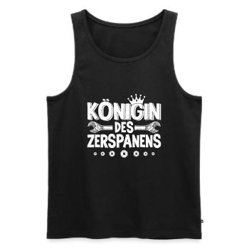 Zerspanungsmechaniker Dreher Fräser CNC Machinist - Männer Premium Bio Tank Top - Schwarz - Vorne - Michal (187cm)