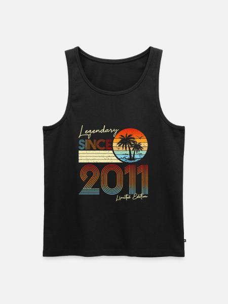 Legendary Since 2011 Limited Edition - Men's Premium Organic Tank Top - black