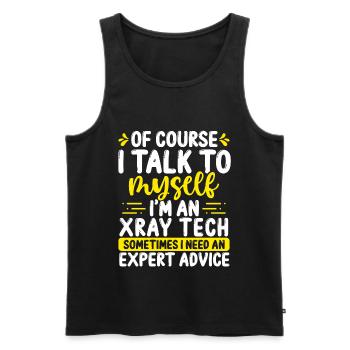 XRay Technologist Appreciation XRay Technician - Männer Premium Bio Tank Top - Schwarz - Vorne - Michal (187cm)