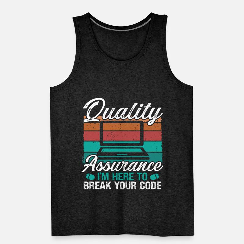 Test du code d’assurance qualité Ingénierie de l’assurance qualité Débardeur bio Premium Homme