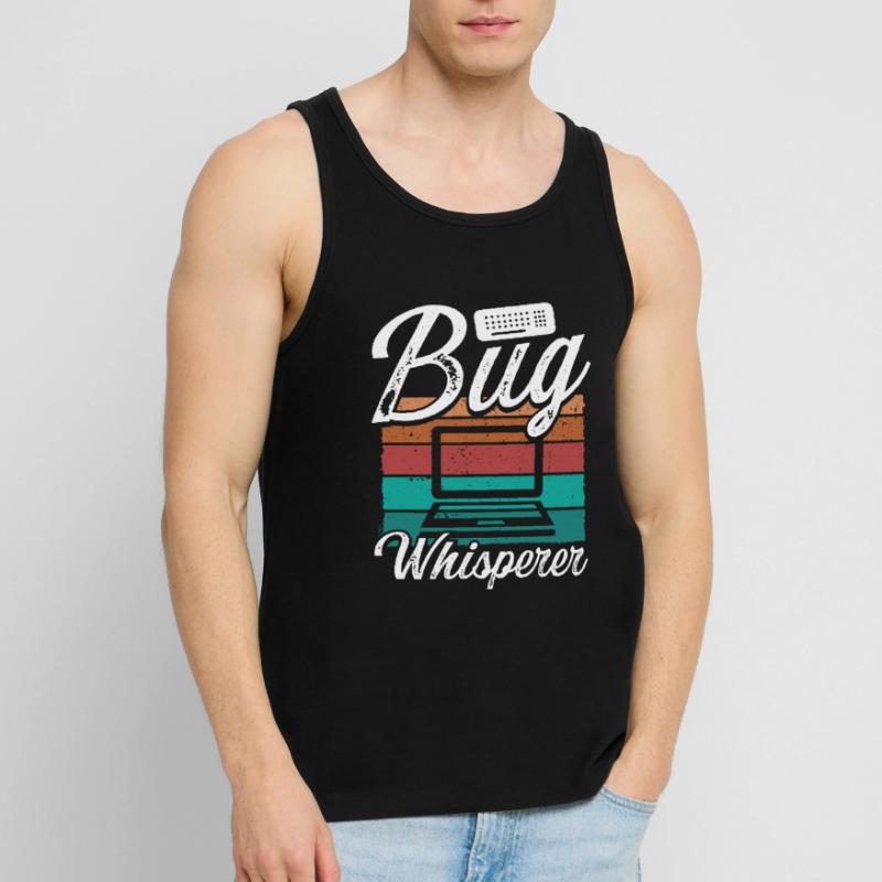 Quality Assurance Bug QA Engineering Code Tester Männer Premium Bio Tank Top