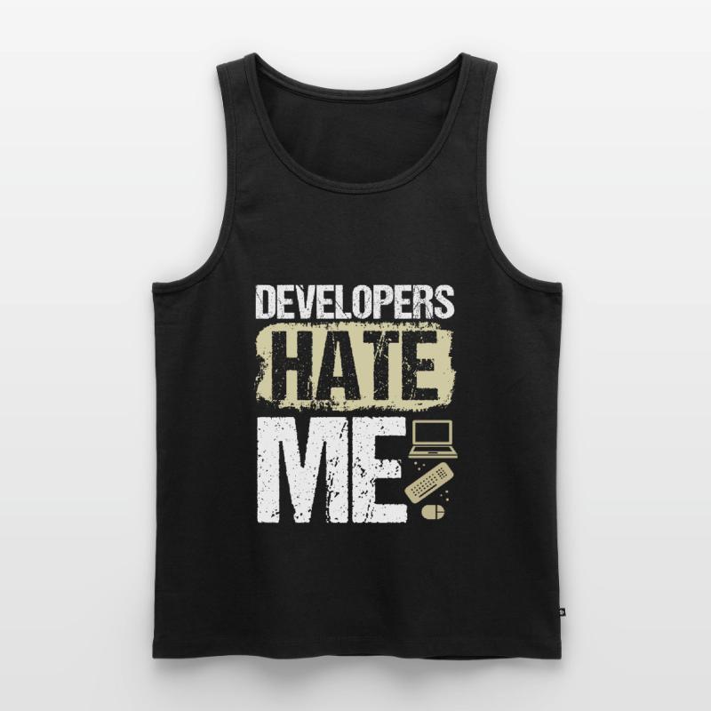 Quality Assurance Code Tester QA Engineering Männer Premium Bio Tank Top