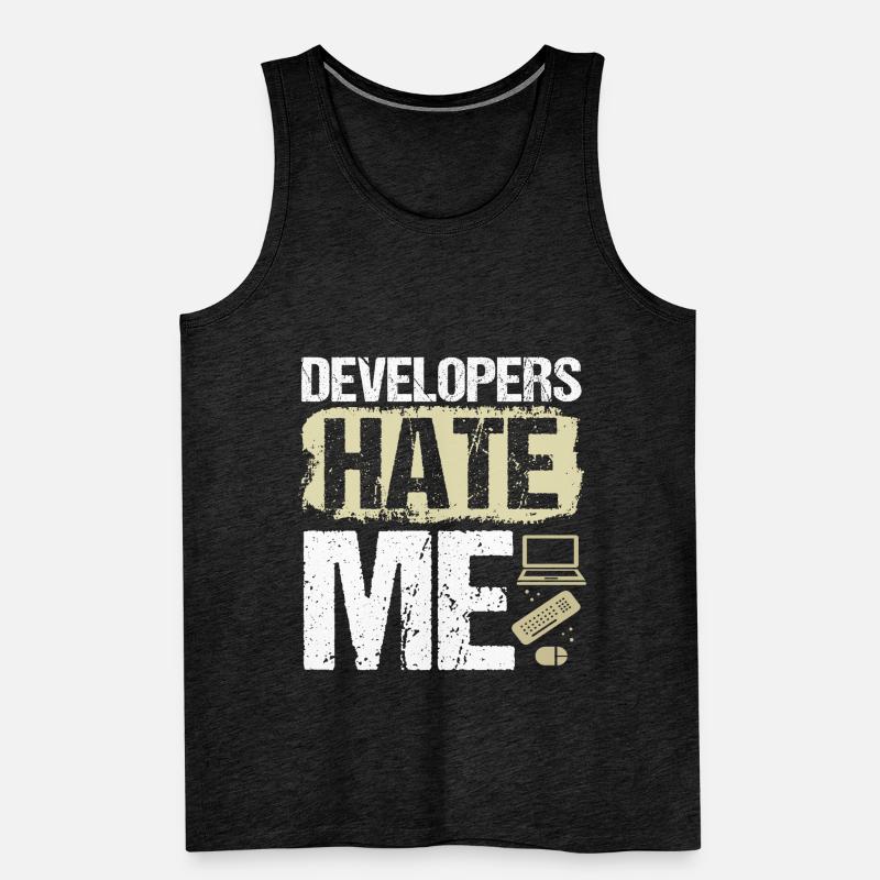 Quality Assurance Code Tester QA Engineering Männer Premium Bio Tank Top