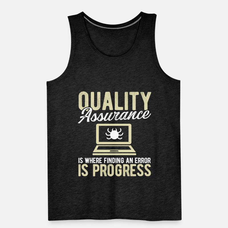 Quality Assurance Code Testing QA Engineering Test Männer Premium Bio Tank Top