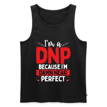 DNP Nurse Appreciation DNP Doctor DNP Degree - Men's Premium Organic Tank Top - black - Front - Michal (187cm)