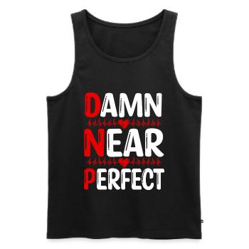 DNP Doctor DNP Degree Graduation DNP Nurse - Men's Premium Organic Tank Top - black - Front - Michal (187cm)