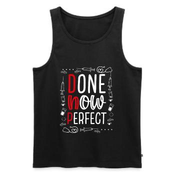DNP Appreciation DNP Doctor DNP Nurse Graduate - Men's Premium Organic Tank Top - black - Front - Michal (187cm)