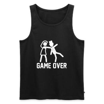Endgame Hochzeit Liebe Herz Liebe Cooles Geschenk - Männer Premium Bio Tank Top - Schwarz - Vorne - AI Model Male 178 light (178cm)