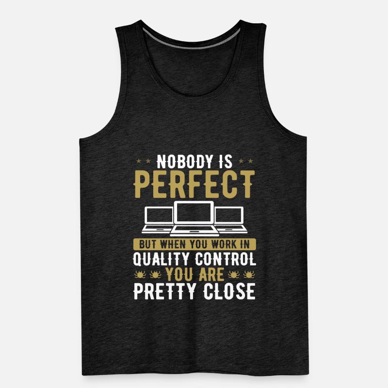 QA Engineering Testing Code Test Quality Assurance Männer Premium Bio Tank Top