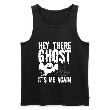 Ghost Hunting Hey there Ghost again Ghost Hunter - Männer Premium Bio Tank Top - Schwarz - Vorne - Michal (187cm)