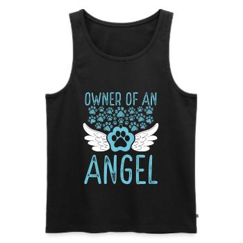 Cat Mom Cat Condolences Remembrance Cat Dad - Männer Premium Bio Tank Top - Schwarz - Vorne - AI Model Male 178 light (178cm)