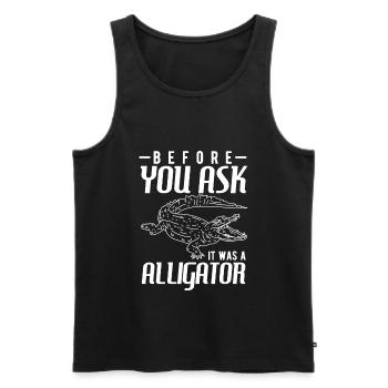 Bein Amputiert Arm Kämpfer Geschenk - Männer Premium Bio Tank Top - Schwarz - Vorne - Michal (187cm)