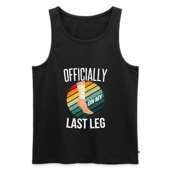 Bein Amputiert Arm Kämpfer Geschenk - Männer Premium Bio Tank Top - Schwarz - Vorne - Michal (187cm)