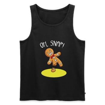 Bein Amputiert Arm Kämpfer Geschenk - Männer Premium Bio Tank Top - Schwarz - Vorne - Michal (187cm)