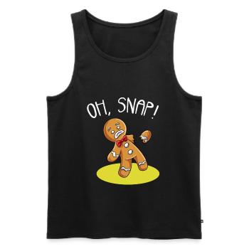 Bein Amputiert Arm Kämpfer Geschenk - Männer Premium Bio Tank Top - Schwarz - Vorne - Michal (187cm)