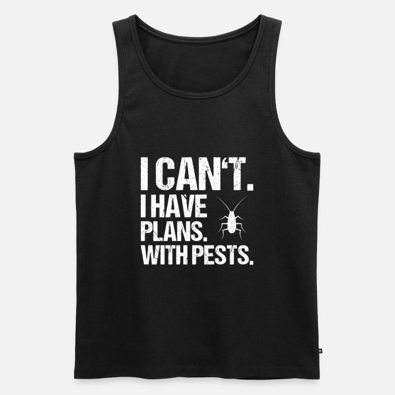 Schädlingsbekämpfer Kammerjäger Exterminator - Männer Premium Bio Tank Top - Schwarz
