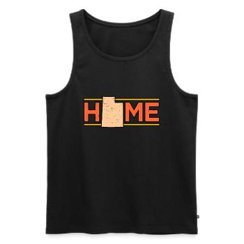 Utah haus geschenk - Männer Premium Bio Tank Top - Schwarz - Vorne - Michal (187cm)
