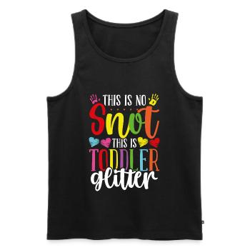 Childcare Teacher No Snot Toddler Daycare Provider - Men's Premium Organic Tank Top - black - Front - Michal (187cm)
