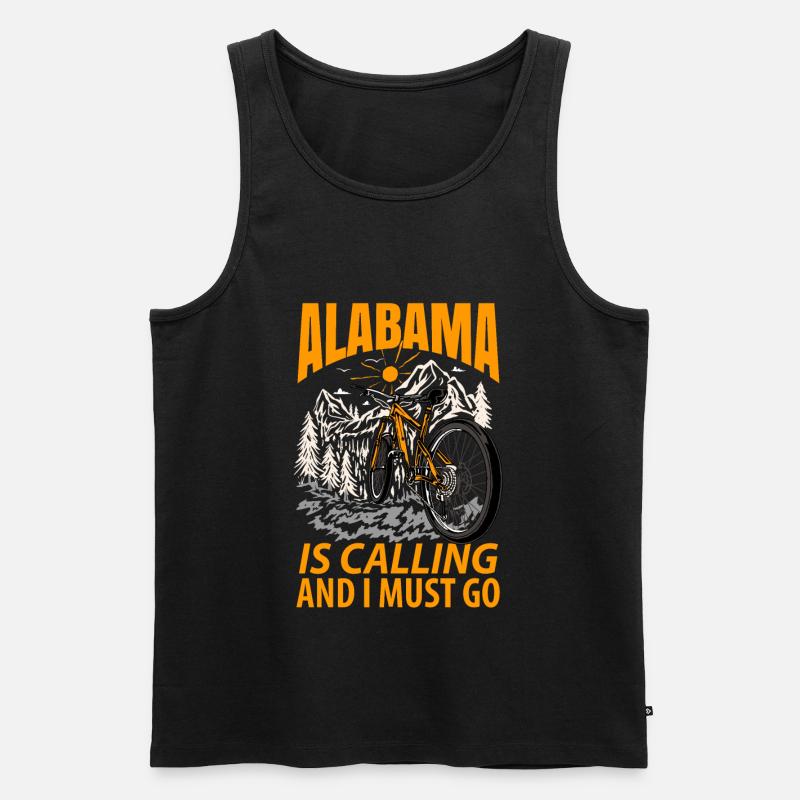 Alabama-abenteuer-geschenk - Männer Premium Bio Tank Top - Schwarz