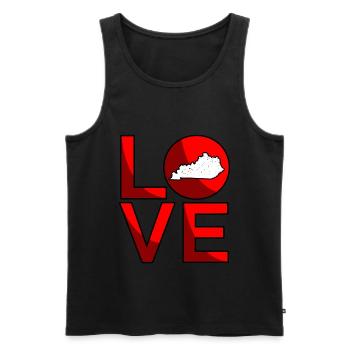 Liebes kentucky geschenk - Männer Premium Bio Tank Top - Schwarz - Vorne - AI Model Male 178 light (178cm)