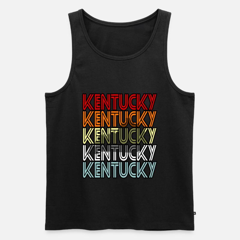 Kentucky bewohner geschenk - Männer Premium Bio Tank Top - Schwarz