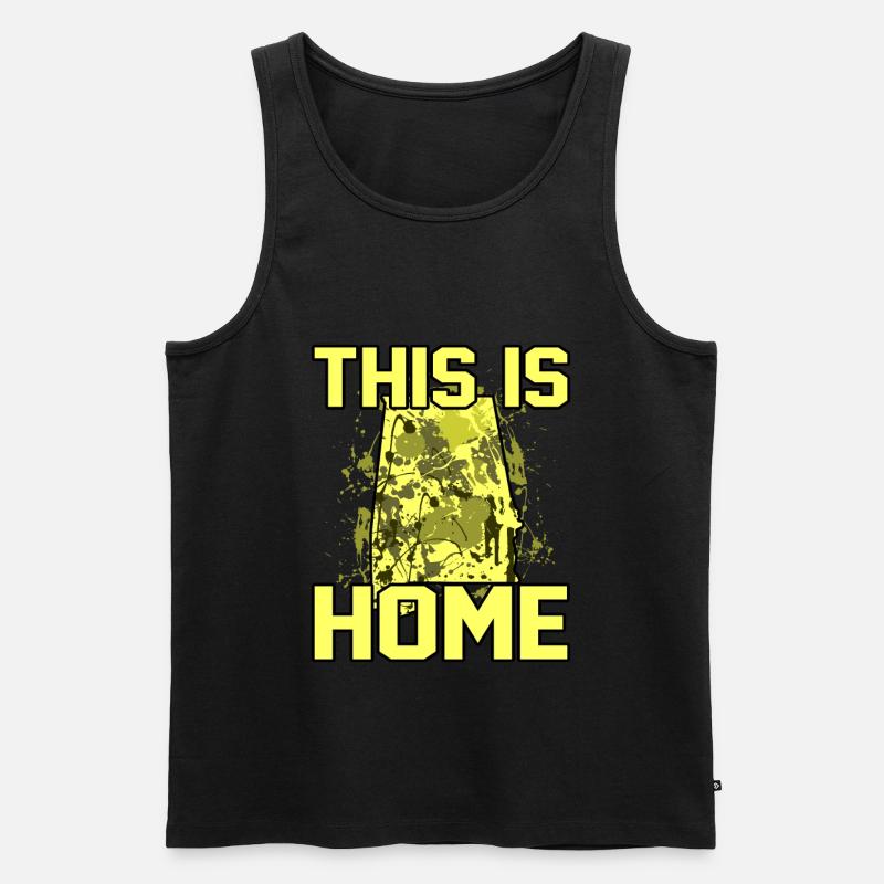 Startseite Alabama Geschenk - Männer Premium Bio Tank Top - Schwarz