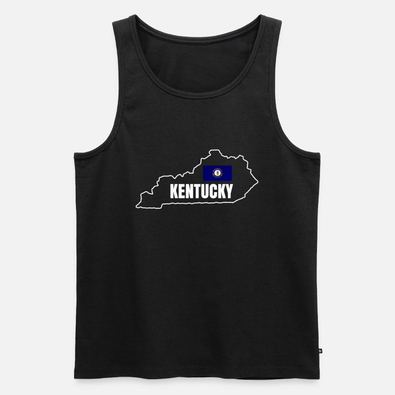 Kentucky Home Pride Geschenk - Männer Premium Bio Tank Top - Schwarz