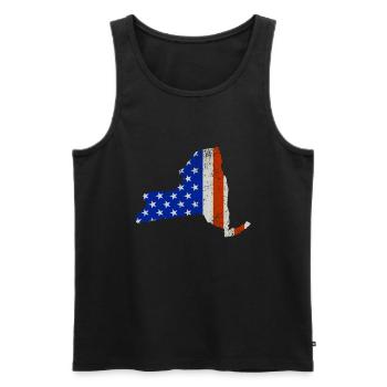Cadeau à la maison à New York - Débardeur bio Premium Homme - noir - Devant - Michal (187cm)