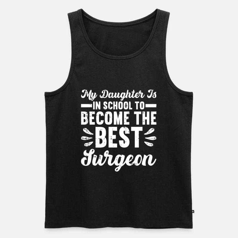 Chirurg - Männer Premium Bio Tank Top - Schwarz
