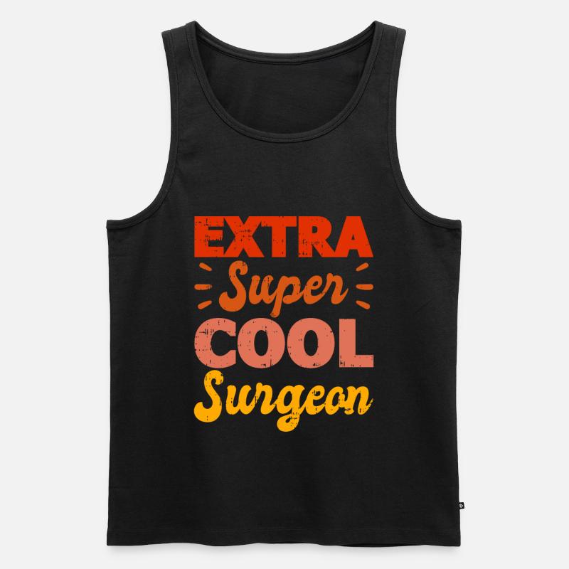 Chirurg - Männer Premium Bio Tank Top - Schwarz