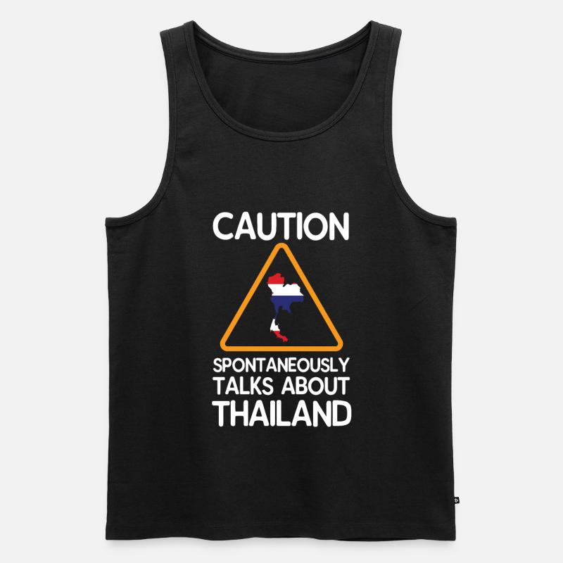 Thailand - Männer Premium Bio Tank Top - Schwarz