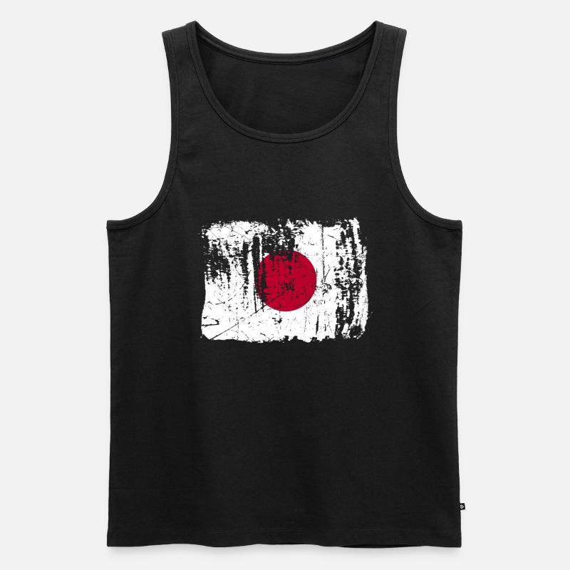 Japan-stolz-geschenk - Männer Premium Bio Tank Top - Schwarz