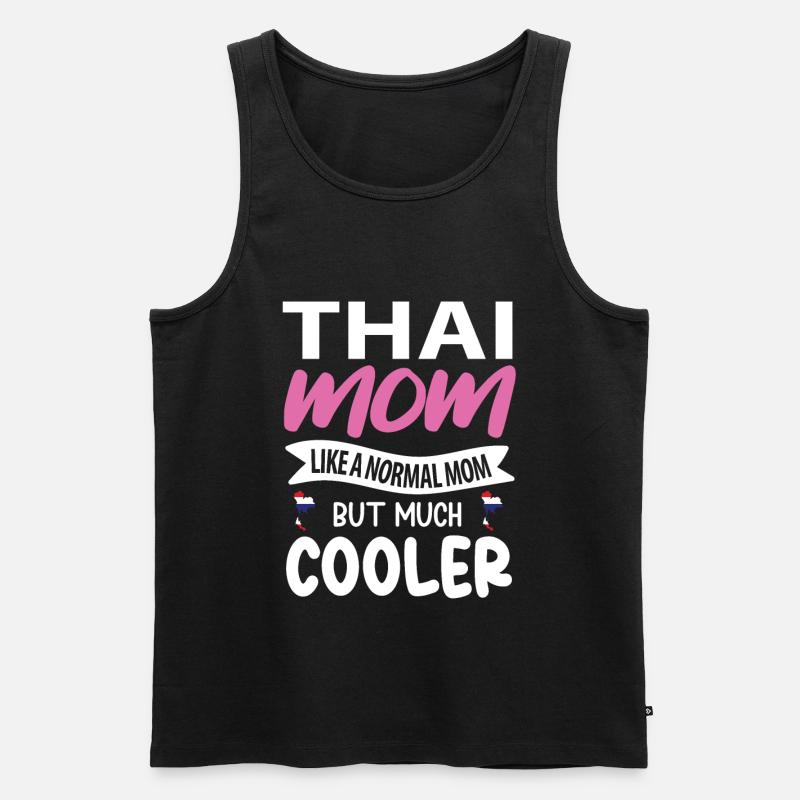 Thailändisches Mama geschenk - Männer Premium Bio Tank Top - Schwarz