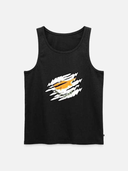 Cyprus - Men's Premium Organic Tank Top - black