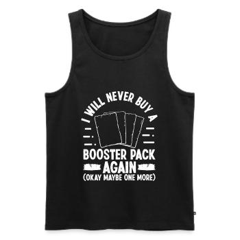 Funny Trading Card Game Collector Humor Card - Männer Premium Bio Tank Top - Schwarz - Vorne - AI Model Male 178 light (178cm)