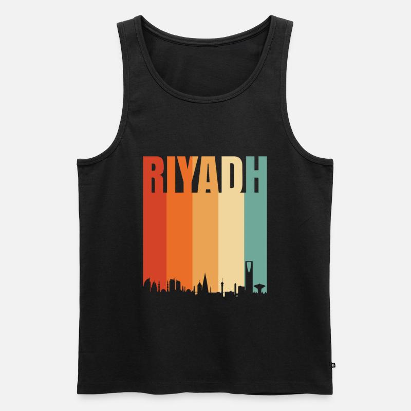 Riad - Männer Premium Bio Tank Top - Schwarz