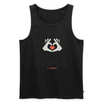 Super Infirmière l unique cadeau infirmiere - Débardeur bio Premium Homme - noir - Devant - Michal (187cm)