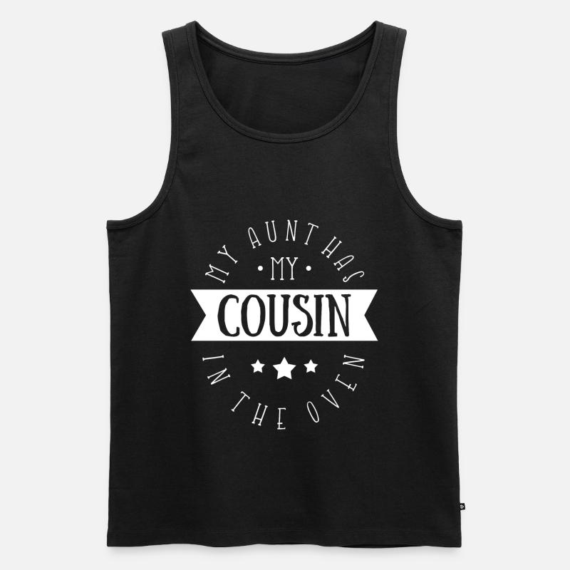 Cousin - Männer Premium Bio Tank Top - Schwarz
