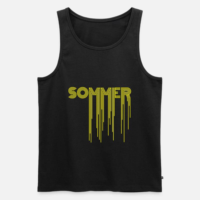 Sommer 2020 - Männer Premium Bio Tank Top - Schwarz
