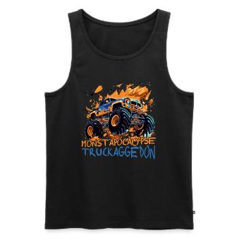 Apokalypse Armageddon Monster Truck - Männer Premium Bio Tank Top - Schwarz - Vorne - Michal (187cm)