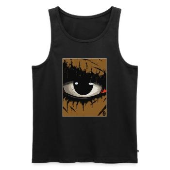 A woman's all-seeing eye - Men's Premium Organic Tank Top - black - Front - AI Model Male 178 light (178cm)