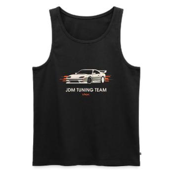 L’équipe de tuning JDM - Débardeur bio Premium Homme - noir - Devant - Michal (187cm)