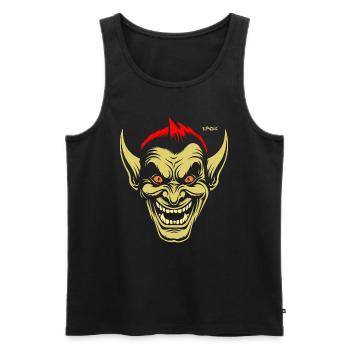 Cool and evil goblin - Men's Premium Organic Tank Top - black - Front - AI Model Male 178 light (178cm)