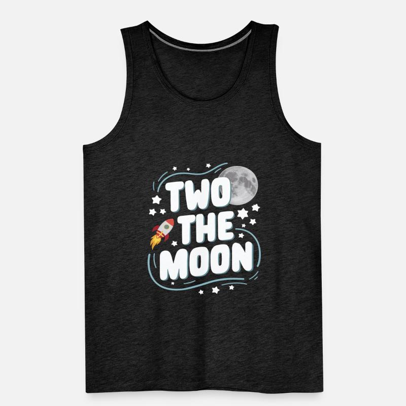 Second Birthday Space Celebration Men's Premium Organic Tank Top