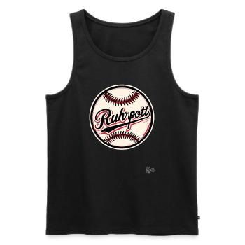 Ruhrpott - Mehr als Kohle und Stahl - Männer Premium Bio Tank Top - Schwarz - Vorne - AI Model Male 178 light (178cm)