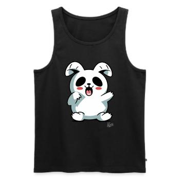 Another bunny and super-cute and cool bunny - Men's Premium Organic Tank Top - black - Front - Michal (187cm)