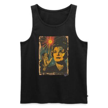 Meine Art von Revolution einer Frau - Männer Premium Bio Tank Top - Schwarz - Vorne - Michal (187cm)