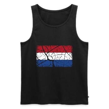 Pays-Bas - Débardeur bio Premium Homme - noir - Devant - AI Model Male 178 light (178cm)