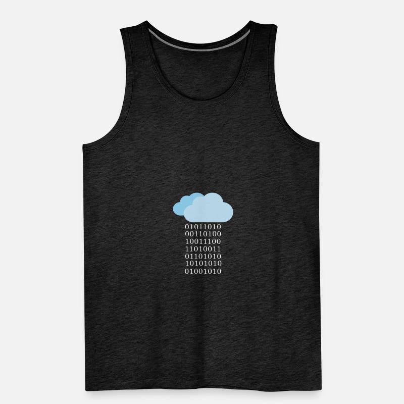Programmeur cloud binaire Débardeur bio Premium Homme